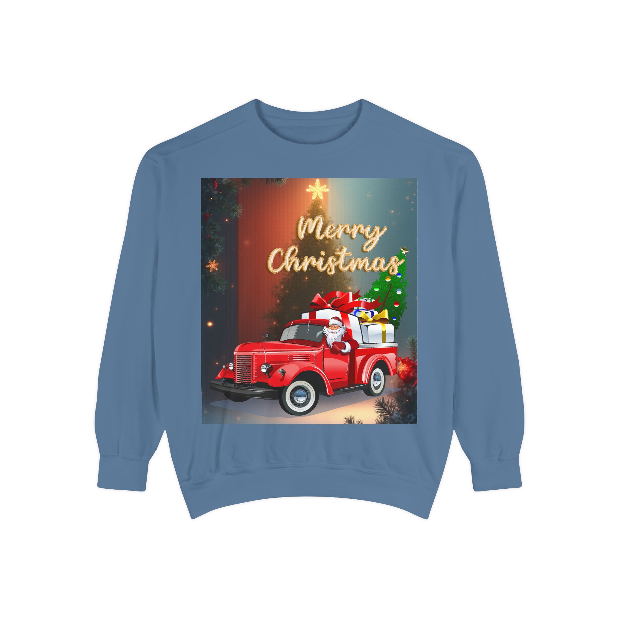 BellaStoria | Merry Christmas Sweatshirt — Vintage Red Truck - Image 21