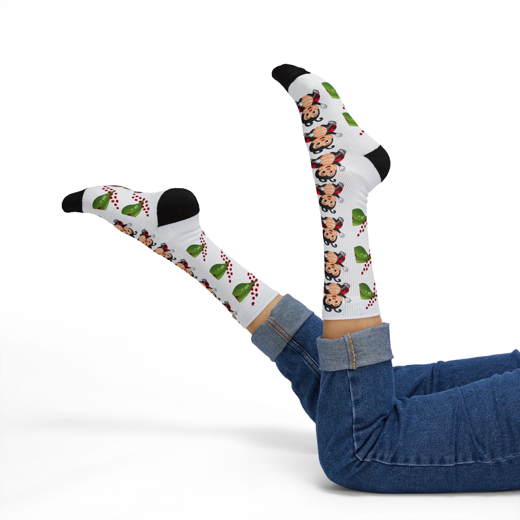 BellaStoria Ladybug Socks – Holiday Sublimation Cozy Socks - Image 17