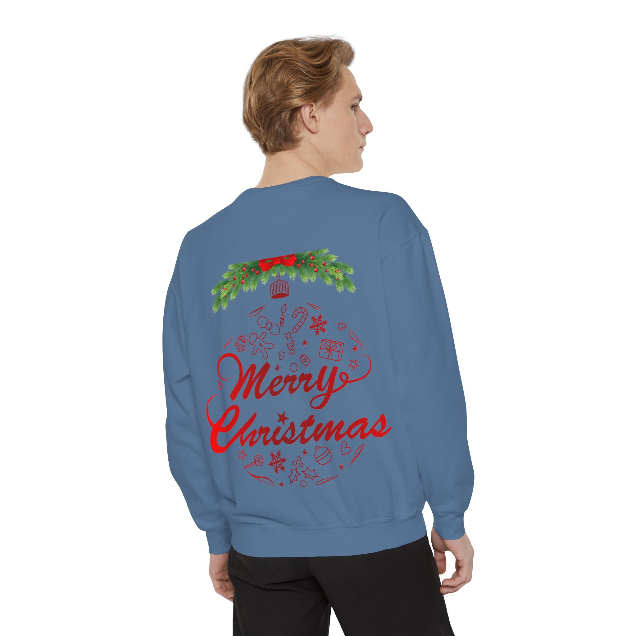 BellaStoria | Merry Christmas Sweatshirt — Vintage Red Truck - Image 24