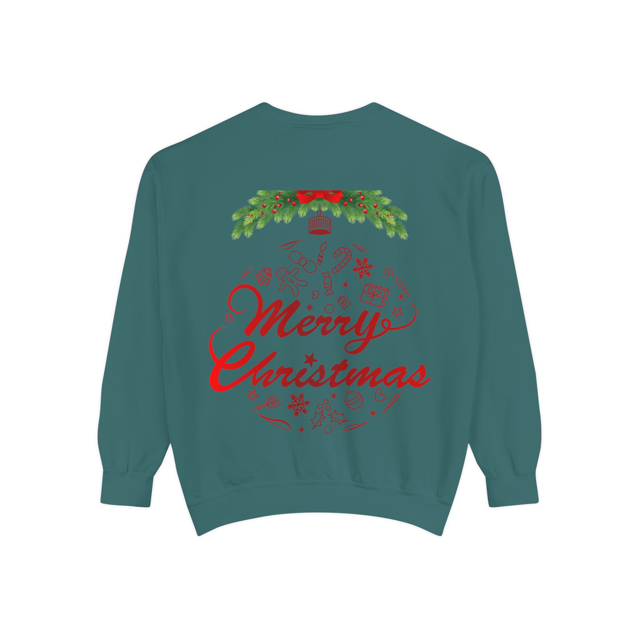 BellaStoria | Merry Christmas Sweatshirt — Vintage Red Truck - Image 10