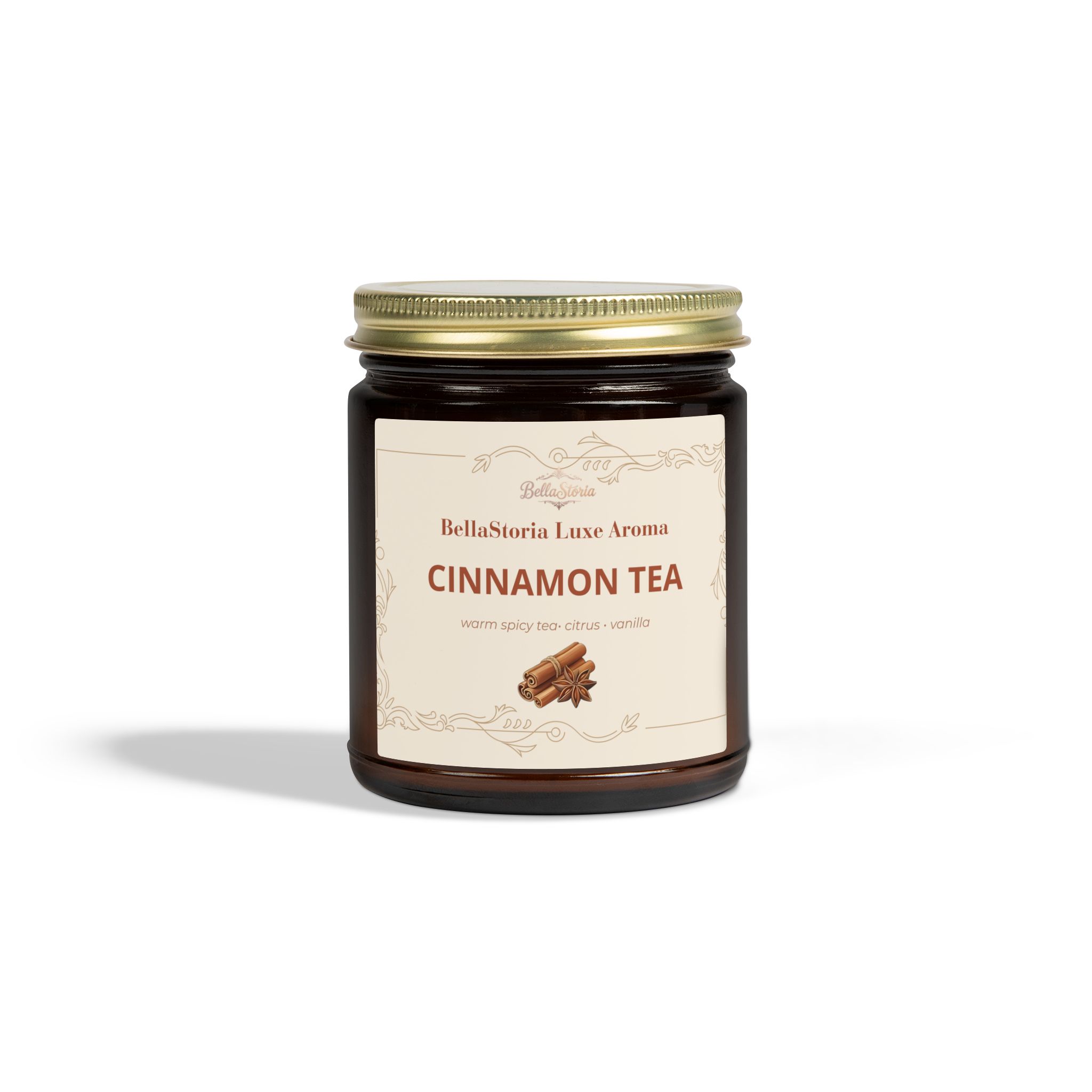 BellaStoria | Cinnamon Tea Scented Candle (4oz & 9oz) - Image 16