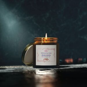 Wild Berry Serenity Scented Candle – Coconut Apricot Wax